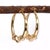 2020s Animal Inspired Estate Hoop Earrings in 14k Solid Gold| Latch Back Closure, 31mm For Sale - Image 5 of 7