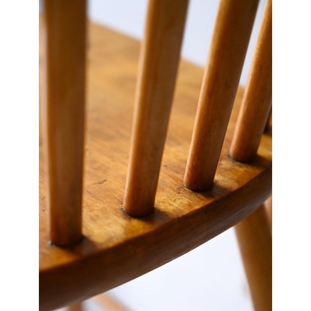 Brown Scandinavian Wooden Chairs, 1960s, Set of 4 For Sale - Image 8 of 10