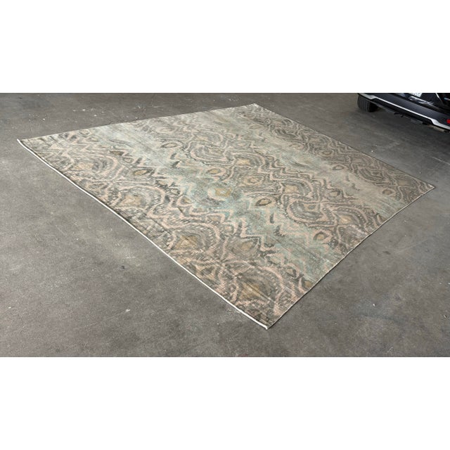 Abstract 8ft 9in × 11ft 10in Exquisite Rugs Revias Mist Area Rug For Sale - Image 3 of 12