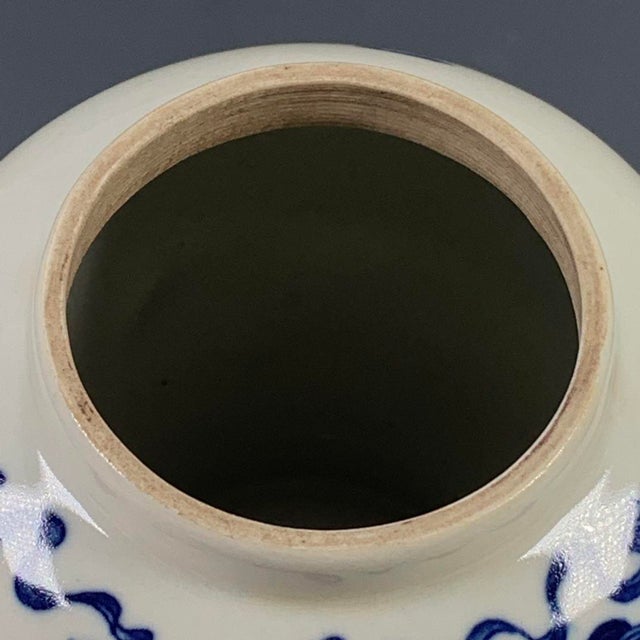 Chinoiserie Antique Style Small Ginger Jar With Qilin Motif, 6.5" Tall For Sale - Image 3 of 9