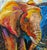 Abstract Tetyana Andriyovych Elephant Original Oil Painting Art - Animal Decor Decorative Motifs For Sale - Image 3 of 9