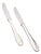 Dinner Knives in Sterling Silver and Stainless Steel by Evald Nielsen, 1930s, Set of 2 For Sale