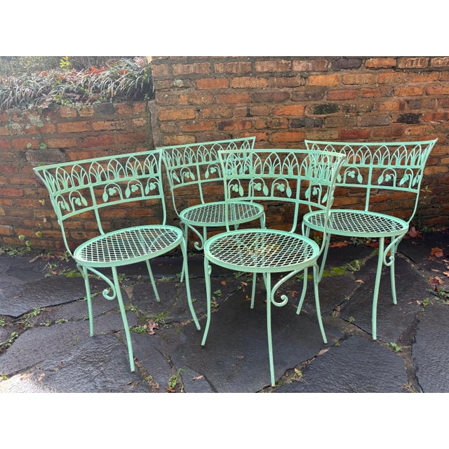 Salterini Pool Side Chairs, Set of 4, Attributed For Sale In Atlanta - Image 6 of 10
