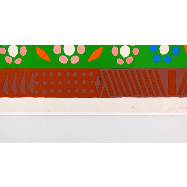 Poul Gernes, Floral Composition, 1982, Lithograph For Sale - Image 7 of 8