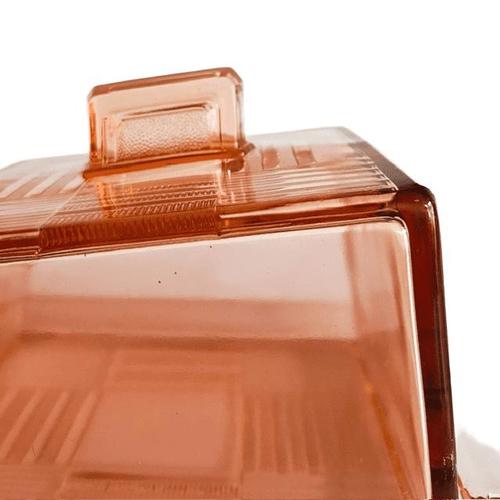 1920s Art Deco Cheese Dome in Rosaline Glass by Charles Graffart and René Delvenne for Val Saint Lambert, 1930s For Sale - Image 5 of 8