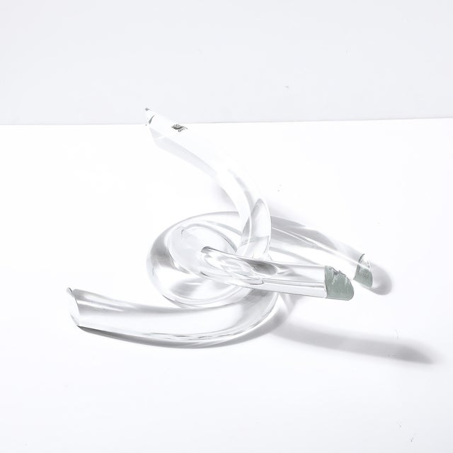 Mid-Century Organic Interlocking Sculpture in Hand-Blown Murano Glass by Seguso For Sale - Image 13 of 16