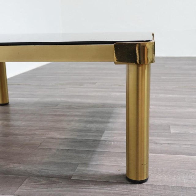 Hollywood Regency Brass Coffee Table, 1970s For Sale - Image 10 of 12
