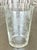 Mid 20th Century Vintage Regency Etched Glass Vase For Sale - Image 5 of 7