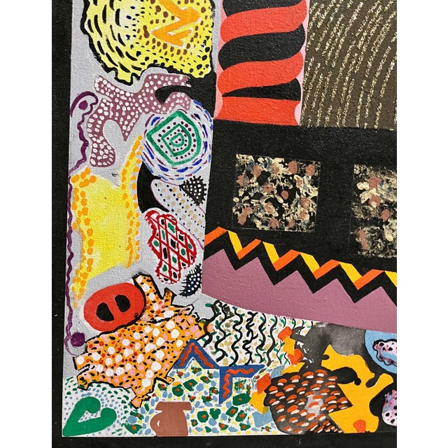 Miriam Schapiro, Large Mixed Media Collage Painting Great Jewish Feminist Artist Miriam Schapiro, 2002 For Sale - Image 10 of 13