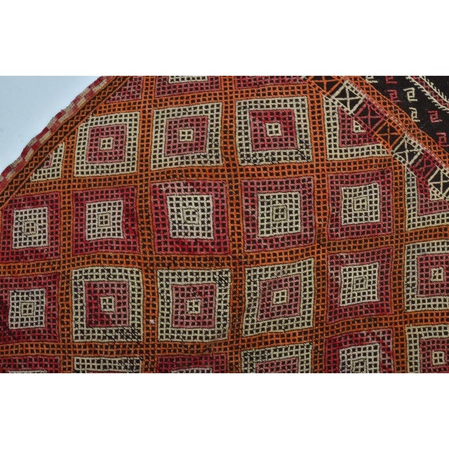 Vintage Turkish Cicim Kilim For Sale In Phoenix - Image 6 of 10