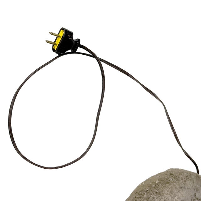 Vintage 1960s Plaster Palm Tree Floor Lamp W/ Metal Bullet Shade - Tropical Tiki Island Beach Decor - Mario Torres Style For Sale - Image 18 of 18