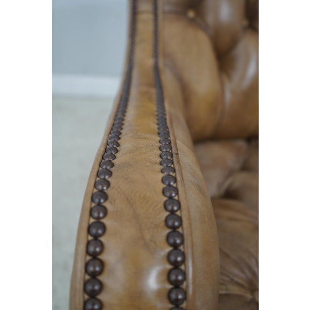 Maitland Smith Tufted Leather No.1134 Piper Chair For Sale In Philadelphia - Image 6 of 13