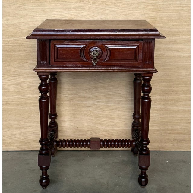 Spanish nightstands or side tables with one drawer and low shelve. You can use like a coffee table, side table... it´s...