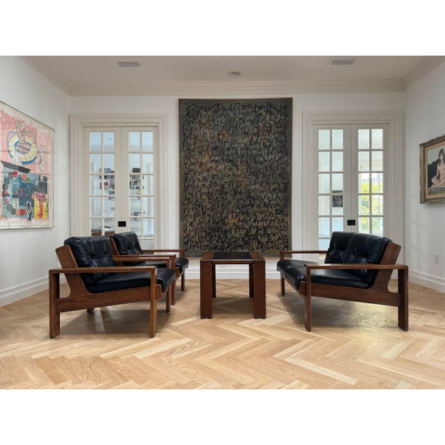 Wood Esko Pajamies for Asko, Pair of "Bonanza" Lounge Chairs, 1960s For Sale - Image 7 of 12