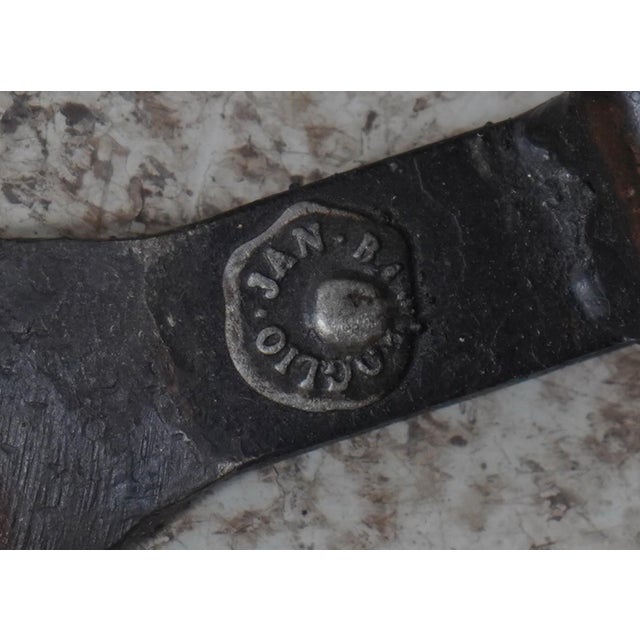 Jan Barboglio Quality Wrought Iron Trifold Fireplace Screen For Sale - Image 12 of 12