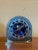 English Modernist Art Deco Cobalt Blue Glass and Steel Clock Circa 1930's For Sale In Houston - Image 6 of 12
