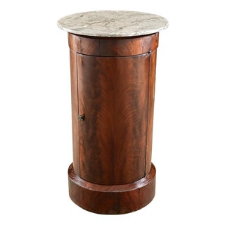 French 19th Century Mahogany Bedside Cabinet For Sale