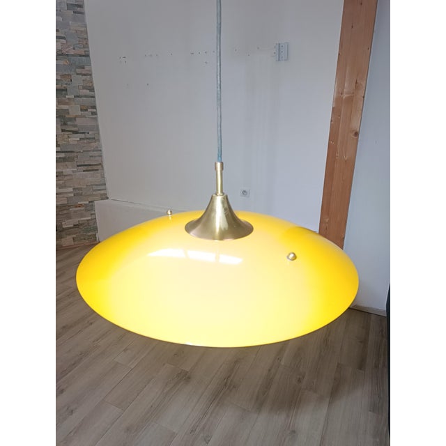 Saliscendi Counterweight Pendant Lamp, Italy, 1950s For Sale - Image 4 of 17