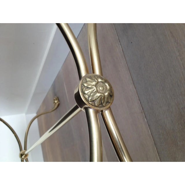 1940s Fench Brass & Black Lacquered Glass Top Dolphin Heads Coffee Table For Sale - Image 11 of 13