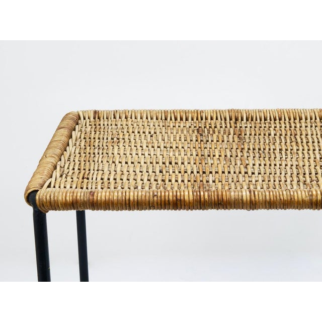 Long Side Table in Rattan & Wicker attributed to Carl Auböck, Austria, 1950s For Sale - Image 14 of 18