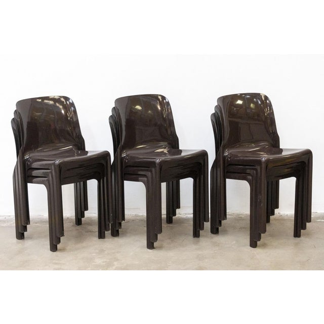 Plastic Selene Chair by Vico Magistretti, 1960s For Sale - Image 7 of 14