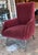 2020s Julia Katrine Designs Burgundy Silk Velvet Accent Chair For Sale - Image 5 of 12