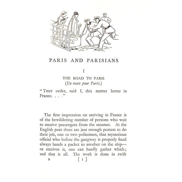 White "Paris and Parisians" 1929 Pollock, John For Sale - Image 8 of 10