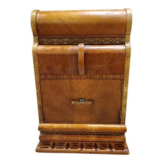 1930s Art Deco Waterfall Nightstand For Sale
