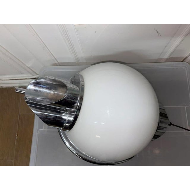 Glass Vintage Table Lamp in Glass, 1970 For Sale - Image 7 of 10