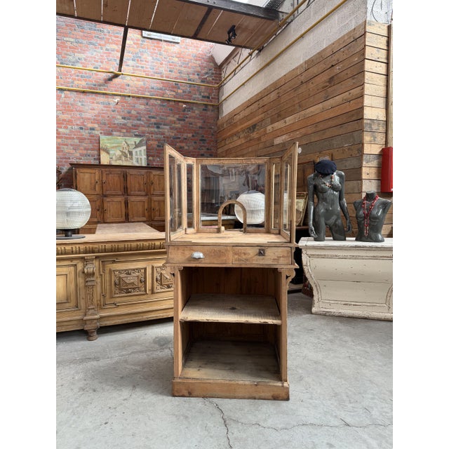 Wood Early 20th Century Reception Desk For Sale - Image 7 of 17