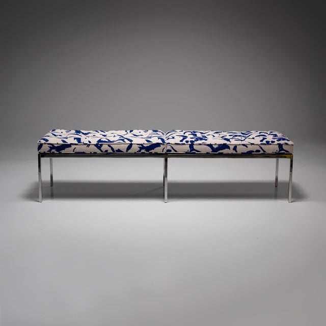 Mid-Century Modern Model 2530-6 Four-Seater Bench by Florence Knoll for Knoll, 1960s For Sale - Image 3 of 12