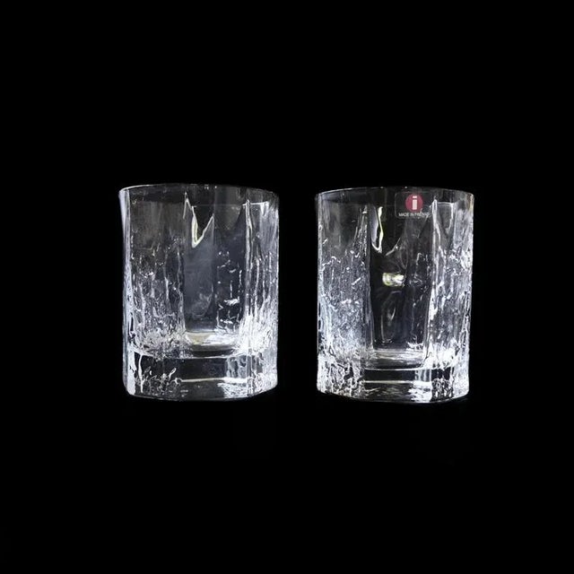 Vintage Katinka Whiskey Glasses from Iittala, Finland, 1980s, Set of 2 For Sale - Image 4 of 5