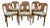 Gondola Chairs in Blond Mahogany, 20th Century, Set of 6 For Sale