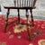 Late 20th Century Vintage Nichols & Stone American Traditional Solid Cherry Comb Back Windsor Dining Chair / Desk Chair For Sale - Image 5 of 15