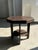 Small Vintage Modernist Octagonal Side Table with Quadripod Base For Sale - Image 9 of 18