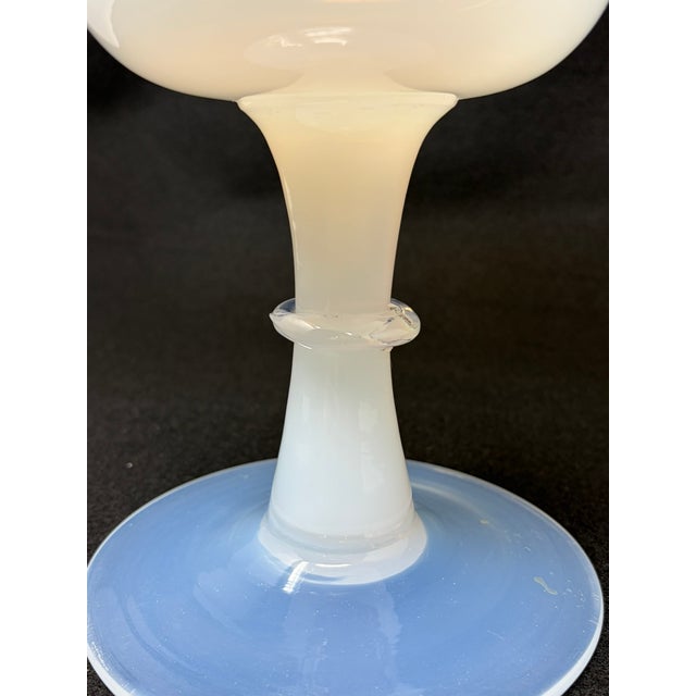 Large White Opaline Vase For Sale - Image 4 of 6