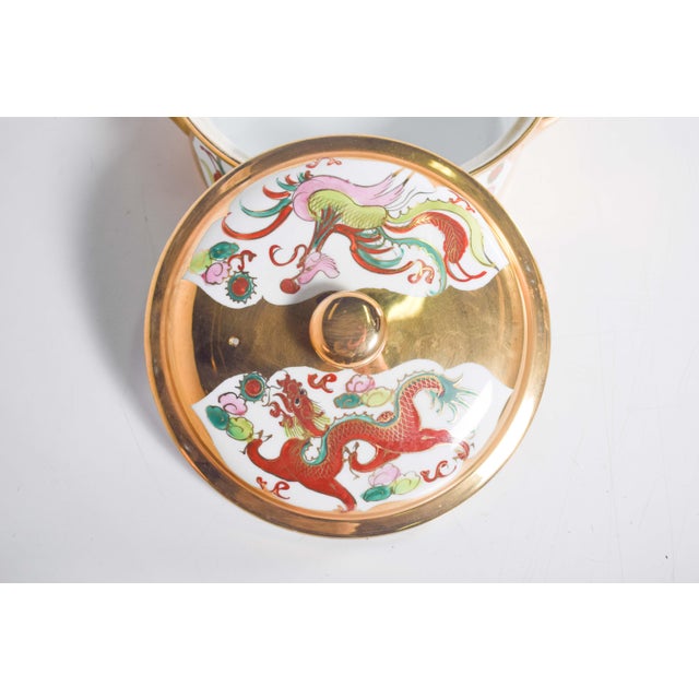 Chinese Porcelain Pot with Two Handles, 1920 For Sale - Image 10 of 11