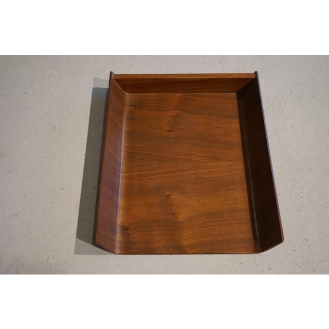 Brown Mid-Century Plywood Tray by Florence Knoll for Knoll For Sale - Image 8 of 15