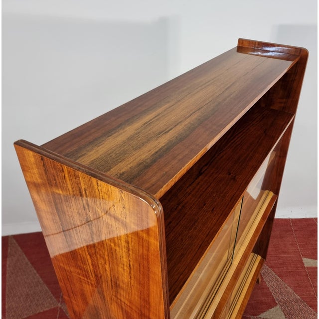 Vintage Brown Vitrine from Tatra, 1970s For Sale - Image 11 of 14