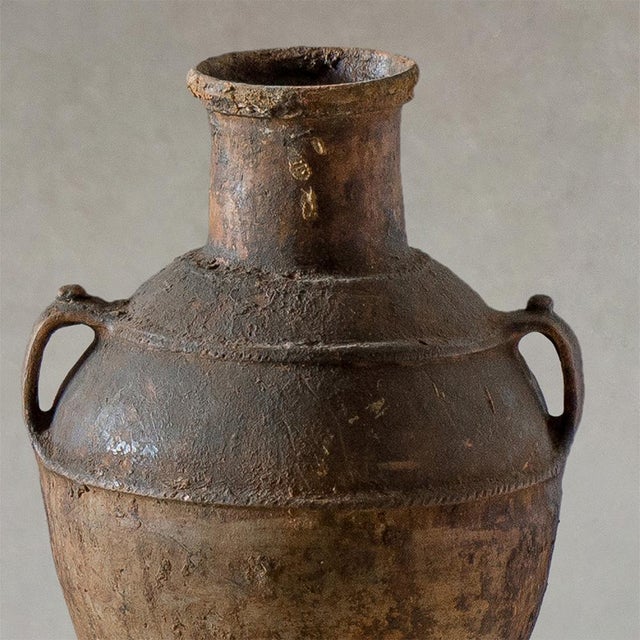 Mid-20th Century Moroccan Berber Clay Jar For Sale - Image 6 of 7