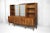 Wood Walnut and Burl Swedish Buffet with Glass Vitrine, 1940s For Sale - Image 7 of 18
