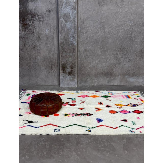 Authentic Azilal Wool Rug - 8.9 X 5.2 Ft For Sale In Cleveland - Image 6 of 8