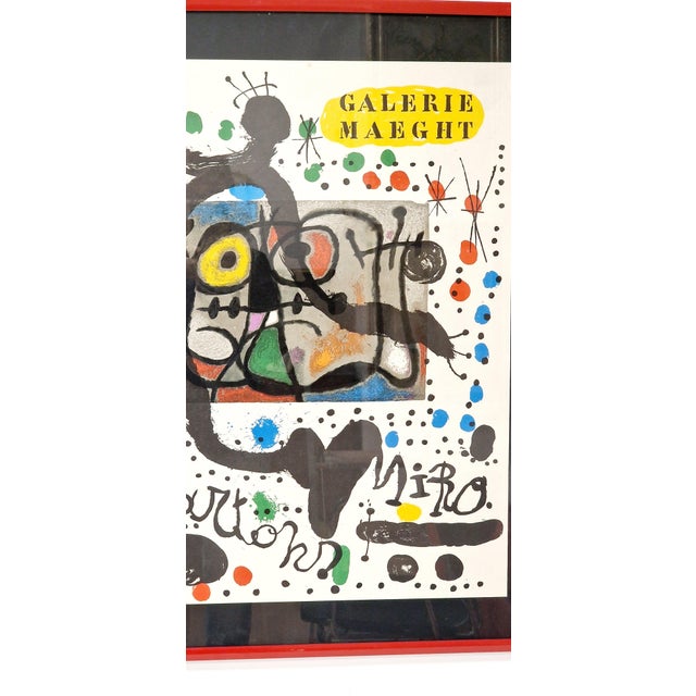 Joan Miró, Galerie Maeght Exhibition Poster, 1960s, Silkscreen Print For Sale - Image 4 of 11