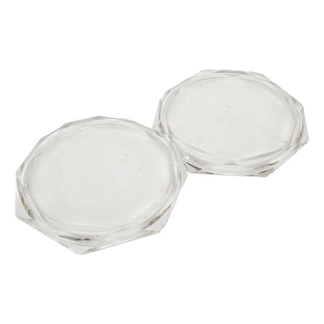 Art Deco Cup Pads, Poland and Denmark, 1930s, Set of 2 For Sale