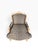 Black Vintage Louis XV Style Carved Wood Bergère Chair in Black & Cream Geometric Fabric For Sale - Image 8 of 16