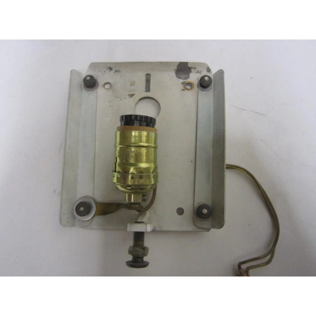 Jean Perzel Original French Art Deco Period Glass and Metal Sconce, 1935 For Sale - Image 11 of 13