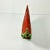 Ruby Red Vintage Folk Art Boho Chic Arts & Crafts Elm Wedge Watermelon Sculpture, Hand Carved, Painted For Sale - Image 8 of 12