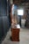 Antique Victorian Eastlake Walnut Burl Marble Washstand & Mirror Commode Cabinet For Sale - Image 14 of 18