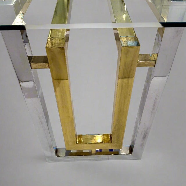 Mid-20th Century Architectural Console table by Romeo Riga, Italy For Sale In New York - Image 6 of 18