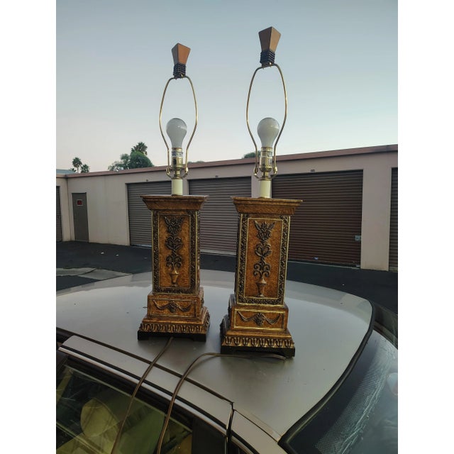 A Pair of Traditional Table Lamps by Uttermost For Sale In San Diego - Image 6 of 7